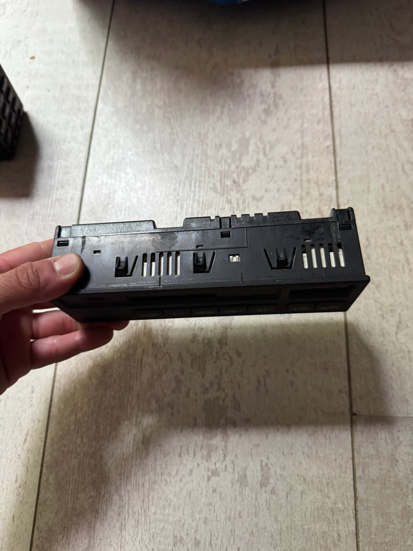 BMW E36 7-Button On-Board Computer Panel / Clock Unit – OEM (Used) 62138363579